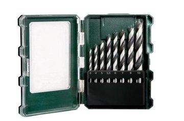 Hikoki METABO SET BUŠILICA ZA DRVO 8 dijelova 3/4/5/5,5/6/7/8/10 mm