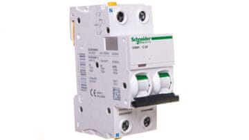 Schneider Automatski osigurač 1P+NC 2A 10kA AC iC60H-C2-1N Acti9 A9F07602