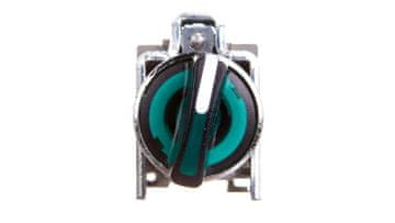 Schneider 2-pozicijska sklopka, gumb 22 mm, zelena, 1NO, 1NC, nepovratna, XB4BK123M5
