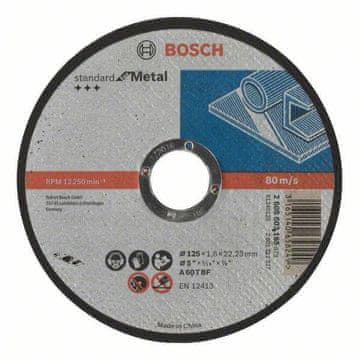 Bosch METALNI DISK 125 mm x 1,6 mm x 22 mm STANDARDNI ZA METAL
