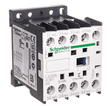 Schneider Pomoćni kontaktor 10A 4Z 0R 24V AC CA2KN40B7