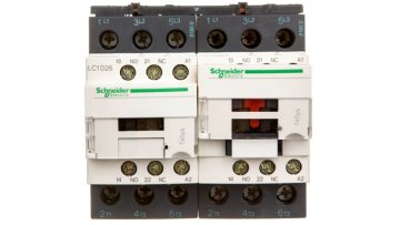 Schneider TeSys Deca reverzni kontaktor 25A 11kW 230V AC LC2D25P7