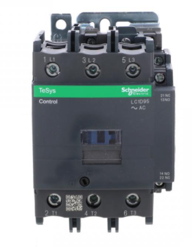 Schneider TeSys Deca Power kontaktor 95A 3P 48V AC 1NO 1NC LC1D95E7