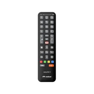 Meliconi Daljinski upravljač EASYTEL 2, Universal remote control for 1 TV + decoder - black