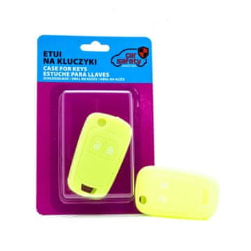 CARSAFETY Silikonska futrola za ključ NEON ZELENA za Opel Chevrolet