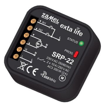 Zamel Exta Life - radiowy sterownik rolet dopuszkowy SRP-22