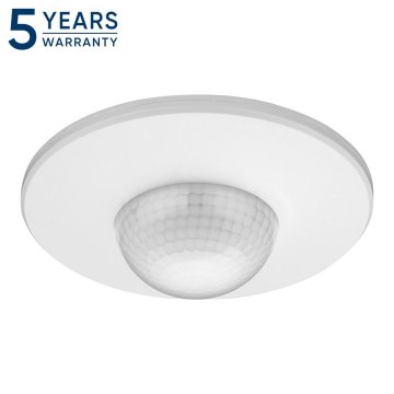 Orno Czujnik ruchu i obecności 360°, IP20, 2000W, 3 sensory, regulacja zasięgu Ø3m-20m, biały OR-CR-295/W