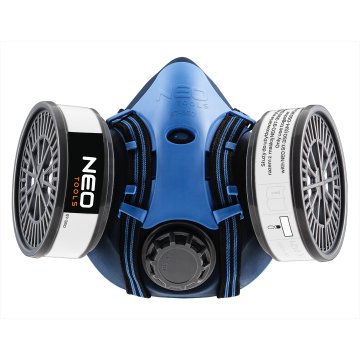 slomart NEO TOOLS polumaska od silikona + 2x P3 filter