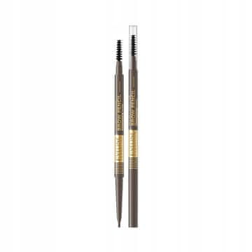 Eveline Cosmetics Eveline Micro Precise olovka za obrve 02 Soft Brown s kistom