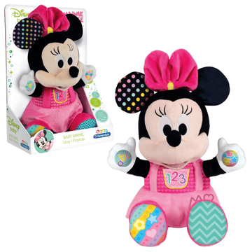 Clementoni Interaktivna plišana Disneyjeva beba Minnie uči i mazi poljski jezik 50130