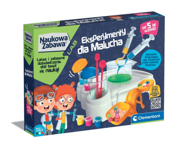 Clementoni Znanstveni zabavni eksperimenti za malu djecu na poljskom jeziku 50895