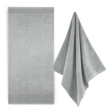 Zwoltex PAULO 3 AB Ręcznik kąpielowy szary duży 500g 50x100cm