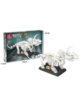 FED GRAĐEVNI BLOKOVI KOSTUR DINOSAURA TRICERATOPS - 398 kom.