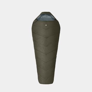 Alpinus Široka i duga Fiber Pro 1250 Vreća za spavanje Desna DN35274 Maslinasta