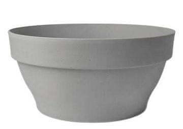 Miska plastikowa z rantem Lawenda szary beton 30 cm