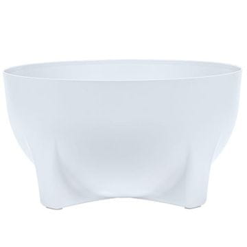 FOR Doniczka misa Sofia na nóżkach 36 cm biała