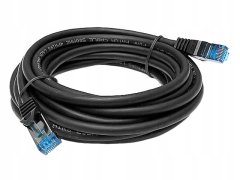 LogiLink CQ3073S Cat.6A S/FTP patch kabel 5m crni