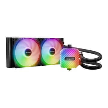 budi tih! Svjetlosna petlja BW020 ARGB 240 mm Crna vodeno hlađenje