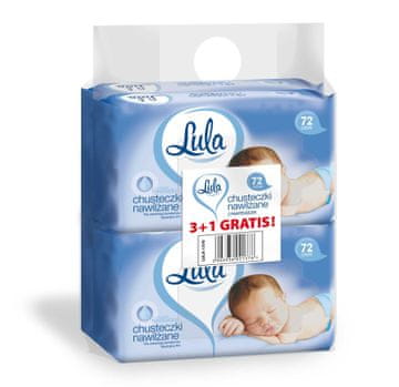 Stella LULA Vlažne maramice s PANTHENOLOM 72 kom 3 kom + 1 kom gratis