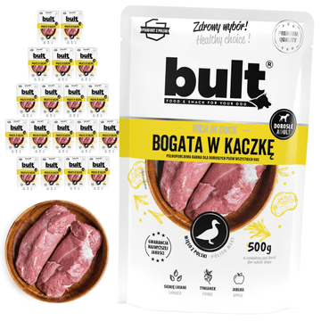 BULT mokra hrana za pse s okusom patke u vrećici 20 x 500 g