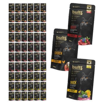 B.U. Superfood mokra hrana za mačke Mix of Flavors vrećica 60x100g