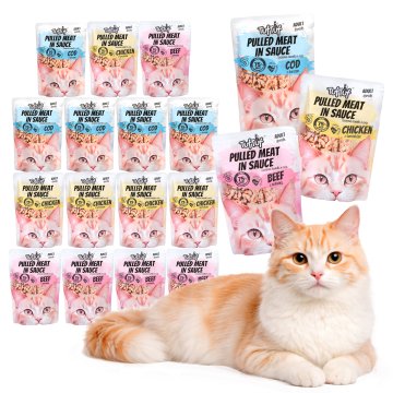 Tuff Stuff mokra hrana za mačke Mix of Flavors vrećica 20x100g Usitnjeni komadići