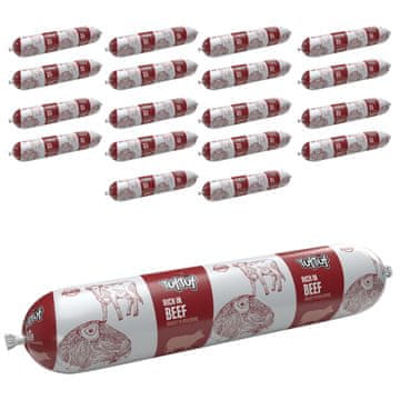 Tuff Stuff mokra hrana za pse s govedinom, 18 x 900 g, kompletna