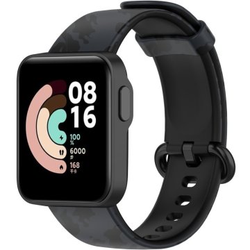 GS Silikonski remen za Xiaomi Mi Watch Lite, kamuflažno siva boja