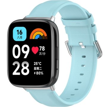 GS Kožni remen za Xiaomi Redmi Watch 3 Active, plavi