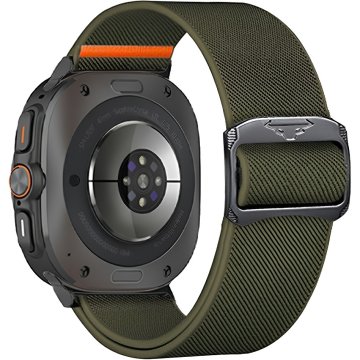 GS Najlonski remen za Samsung Galaxy Watch Ultra 2/1, zeleni