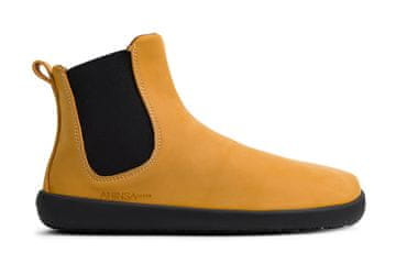 Ahinsa shoes Ženske čizme za bosu Chelsea 2.0 pískový nubuk 41