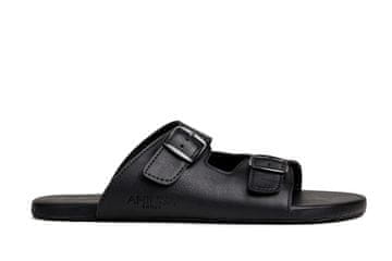Ahinsa shoes Pánské nazouvací sandály Comfort Black 45