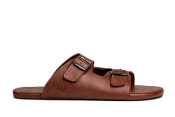 Ahinsa shoes Ženske bosonoge nazouvací sandály Brown 40