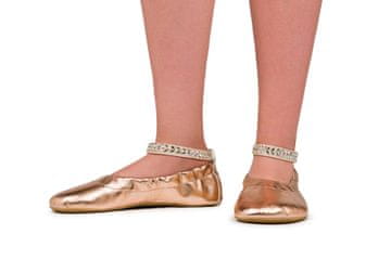 Ahinsa shoes Barefoot ballerínky Chic Preciosa rosegold 43