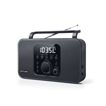 Muse | M-091R | Funkcija alarma | AUX ulaz | Crna | Radio