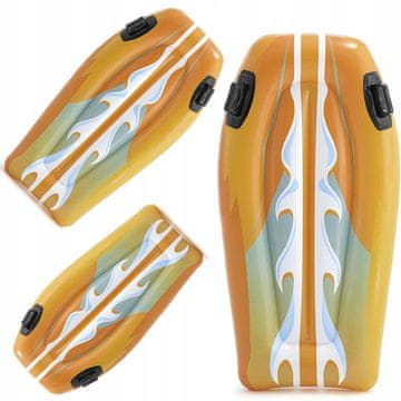 Intex Napuhana daska za plivanje 112x62 cm 58165 NARANČASTA
