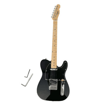 One ETL39 BK 4/4 Telecaster električna gitara 39" SS crni imbus ključevi