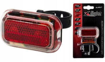 AFX LIGHT 3209 stražnje LED svjetlo za bicikl s baterijama