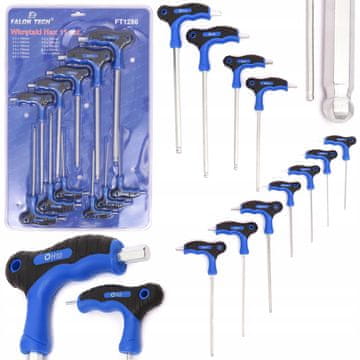 FALON-TECH ODVIJAČI ALUMINIJSKI ODVIJAČI ČEKIĆI TIP T 11 KOMADA