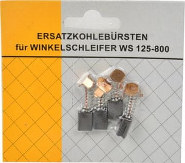 GEKO ugljene četkice 5x8x10 mm za brusilicu 125 set od 4
