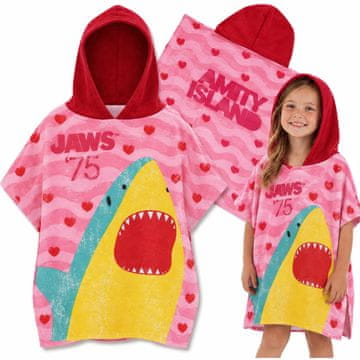 Dječji SHARK pončo za kupanje s kapuljačom Ručnik za plažu Pool Beach 50x100