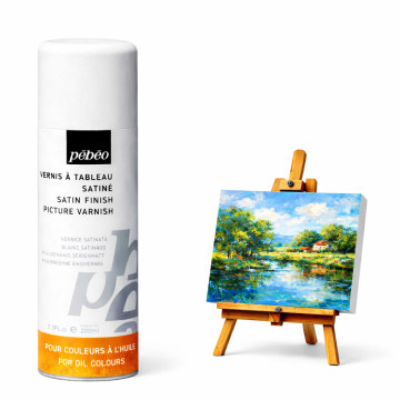 Pébéo Satenski lak - Satenski lak 200 ml sprej za uljane boje