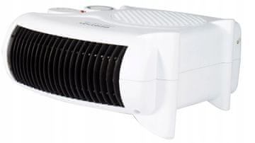 Volteno Ventilatorska grijalica, stojeći i ležeći, 2000 W, bijela
