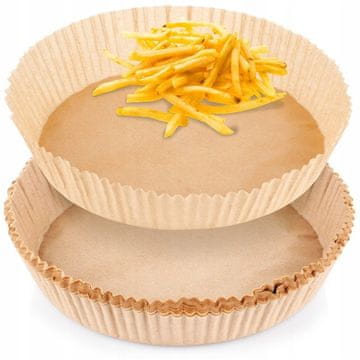 Set od 50 papirnatih uložaka za fritezu na vrući zrak 20 cm