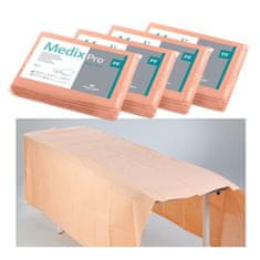 BE Jednokratna plahta 150cm x 210cm marelica folija 54g MedixPro 20kom