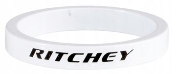 Ritchey Podloška za ležaj vilice 1 1/8" (28,6 mm) 5 mm, bijeli aluminij
