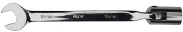 MJW 19 mm 12-kraki viljuškasti ključ, satenski čelik