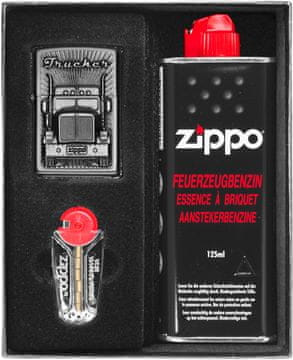 ZIPPO TRUCKER EMBLEM Poklon set upaljača br. 1