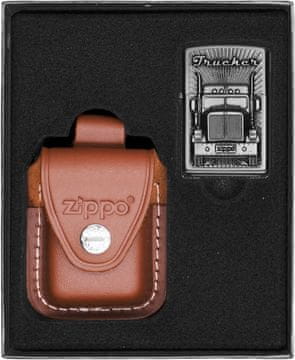 ZIPPO TRUCKER EMBLEM upaljač poklon set br. 2