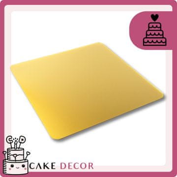 Zlatni stalak za torte za slatki stol 20x20 cm